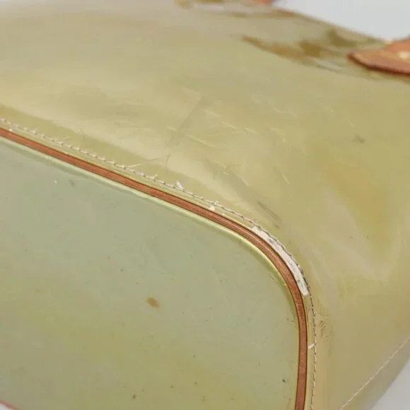 LOUIS VUITTON Monogram Vernis Houston Hand Bag Gris M91053 LV Auth ep9001 - Picture 4 of 16